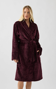 Fleece Long Women's Robe 52702 minerva