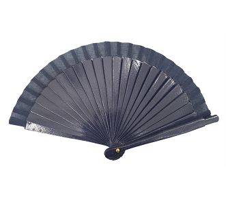 Βεντάλια ξύλινη μονόχρωμη 16cm 11266