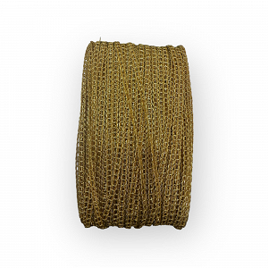 τρεσσα χρυση 0.6cm 10μετρα 5015