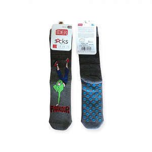 COTTON FASHION SOCKS WITH ABS  2520 ider