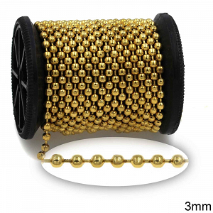 Brass Ball Chain 3mm 224103533