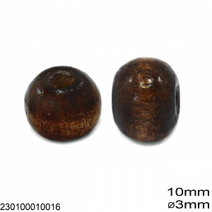 Wooden Bead 10mm with 3mm hole