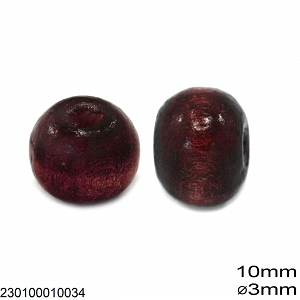 Wooden Bead 10mm with 3mm hole