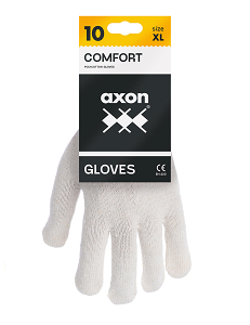 Γάντια βαμβακερά πλεκτά COMFORT 21-20-03 axon