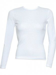 Thermal long sleeve women blouse
