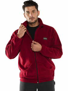 Bodymove Ανδρική Ζακέτα Fleece με Φερμουάρ 575