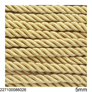 Κορδόνι Στριφτό Γυαλιστερό 5mm 227100086