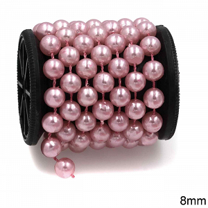Plastic Pearl by Meter 8mm 233100208