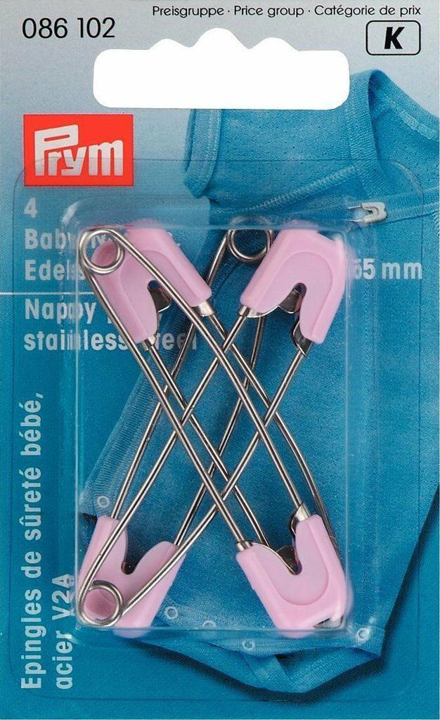 Prym Παραμάνες Ασφαλείας Ροζ 5,5εκ. 4τμχ 086102