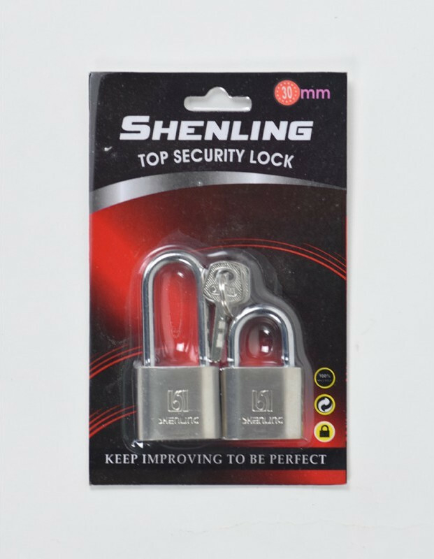 Λουκέτα σετ 30mm 2τεμαχιων shenling