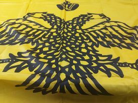 ΣΗΜΑΙΑ ΒΥΖΑΝΤΙΝΗ(ΕΚΚΛΗΣΙΑΣ) 80cm πλατος 130cm μηκος