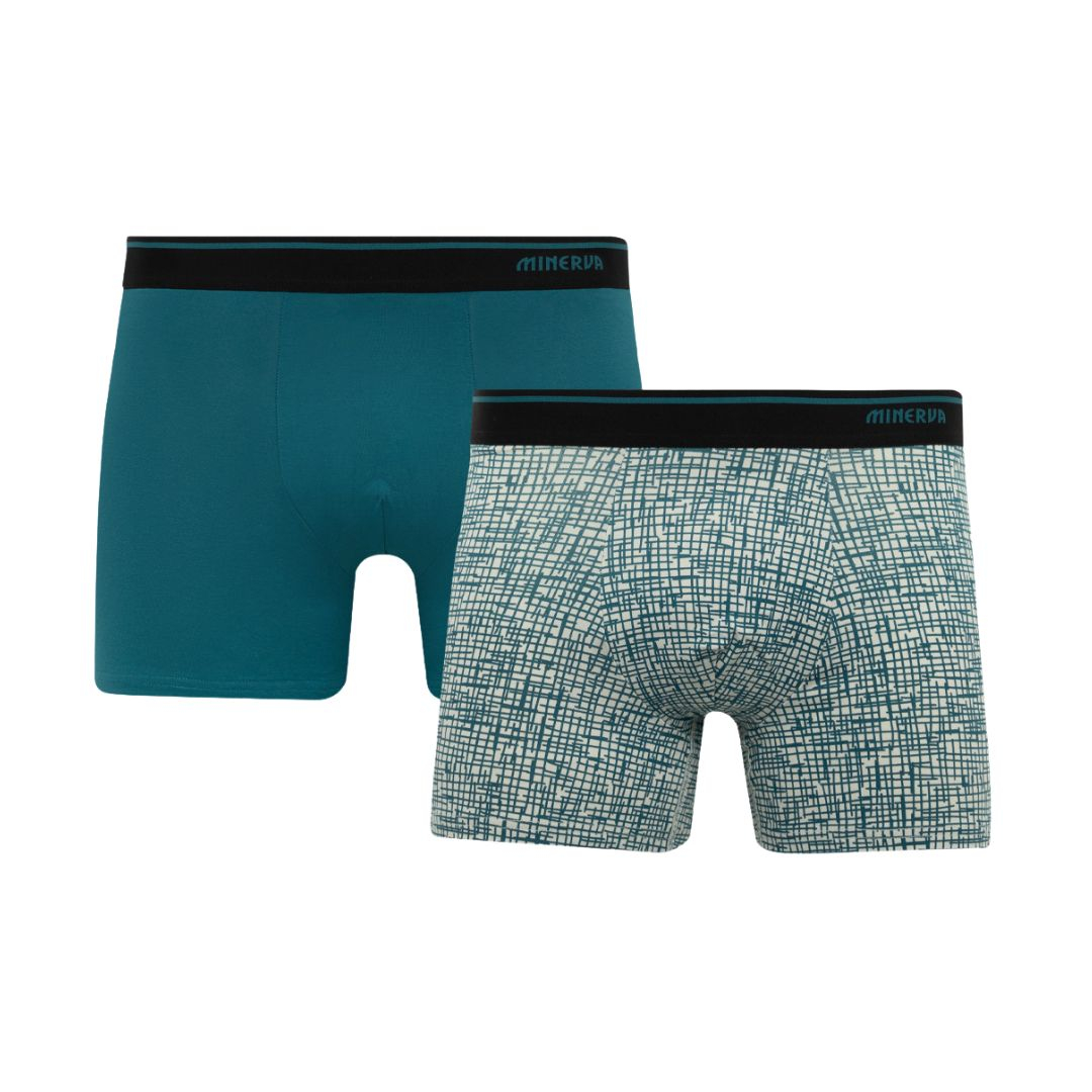 ανδρικο boxer 2τμχ minerva 29475