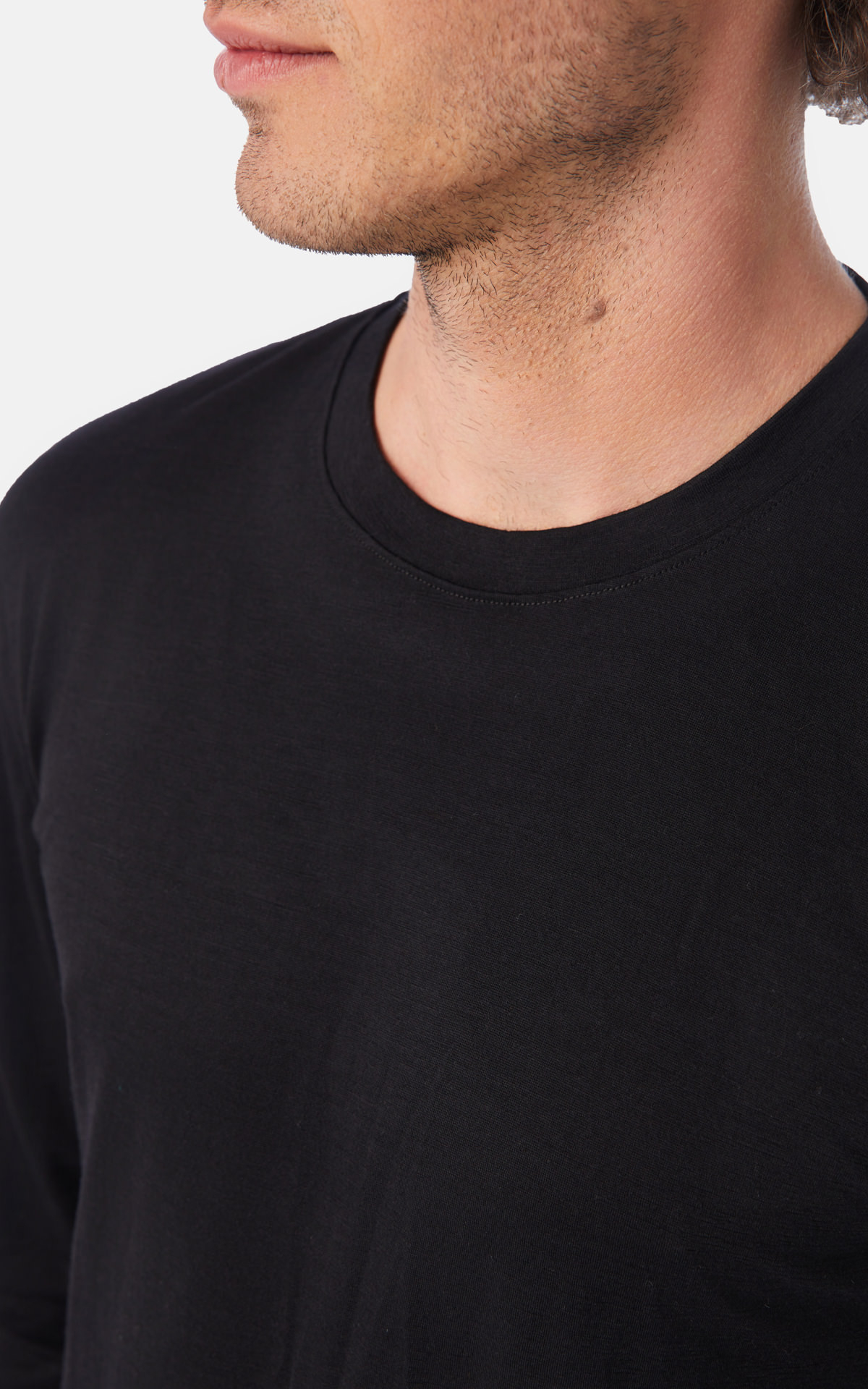 Fine Merino Wool Ανδρική Μάλλινη Μπλούζα 10307 minerva