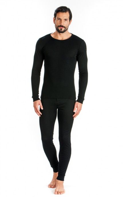 Thermal long sleeve mens vest