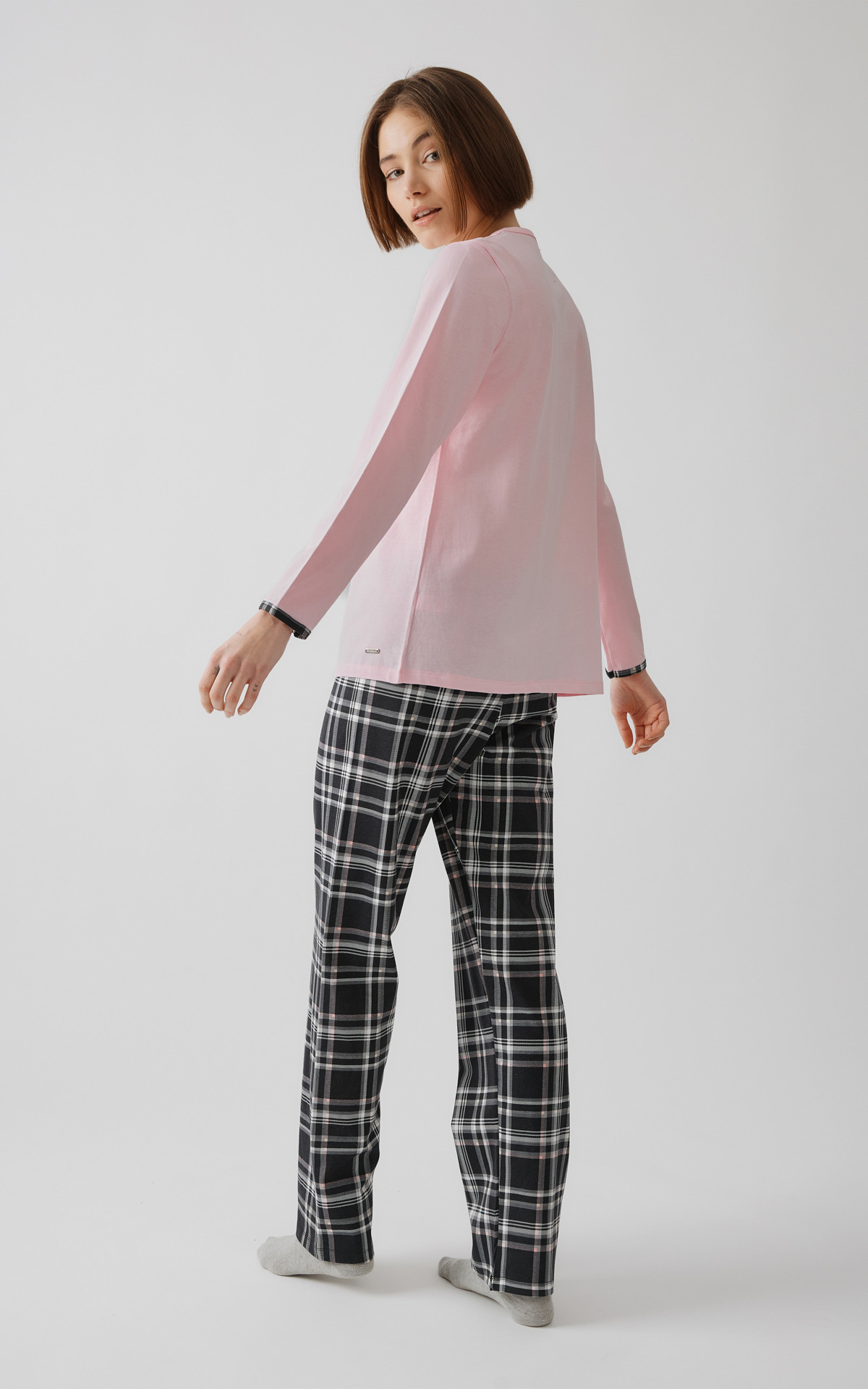 Cosy Club Women's Pyjama Set with placket 52602 MINERVA