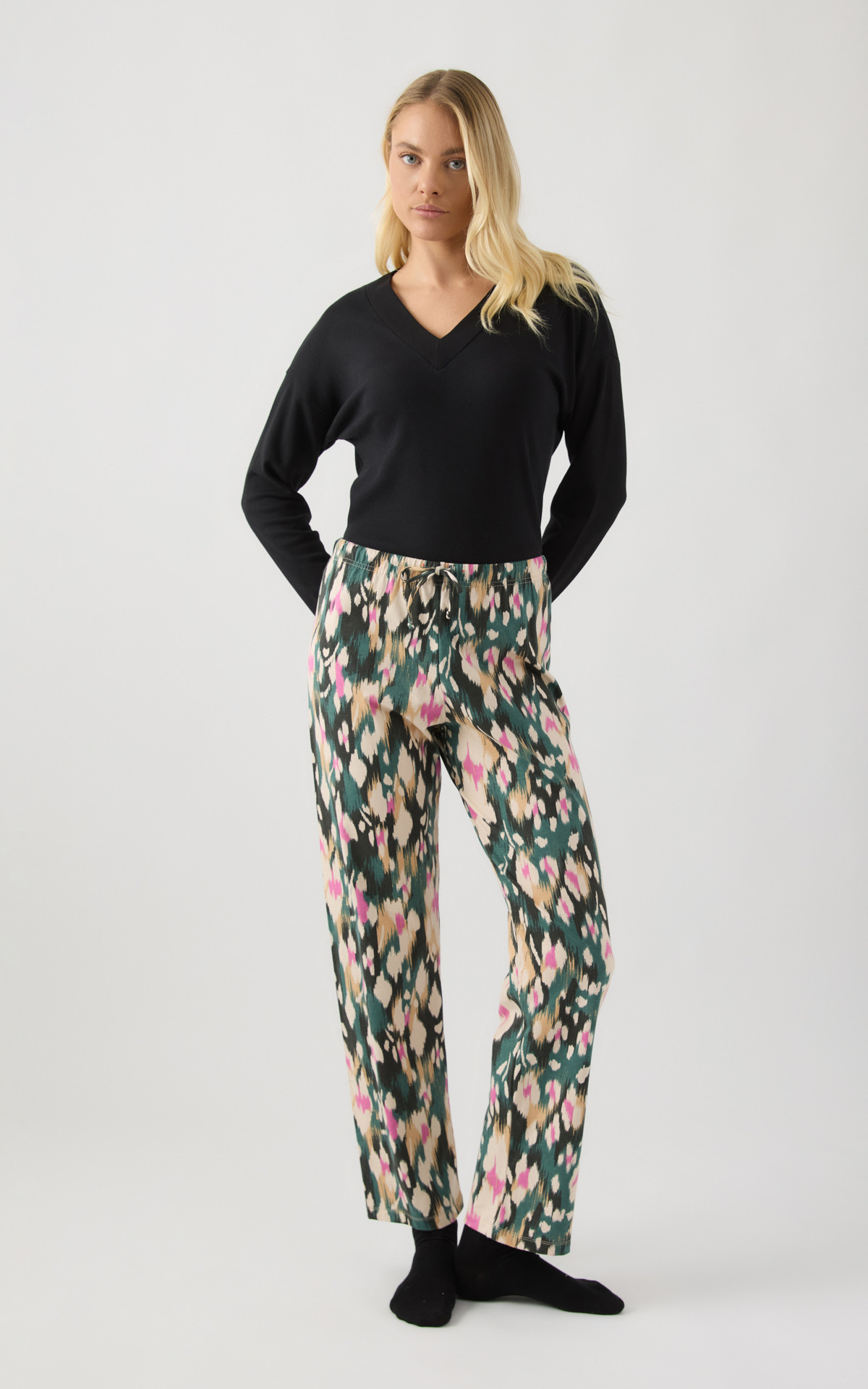 Printed Women's Pants pyjama 52667 minerva