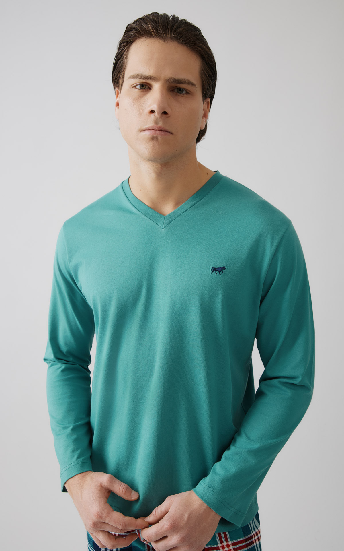 Bull V- Neck Men's Pyjama Set 71257 minerva