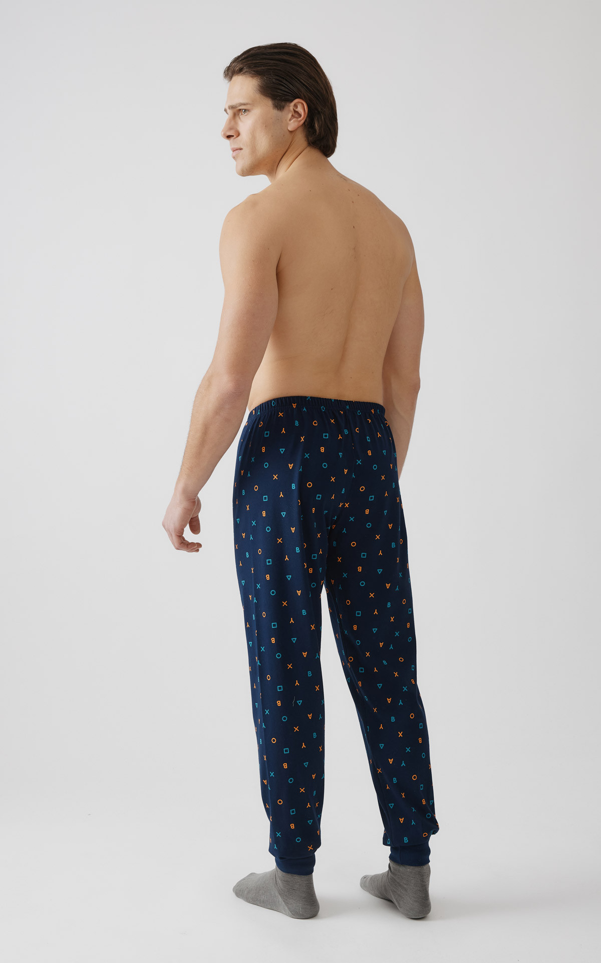 Men's Printed Pyjama Pants 71302 minerva