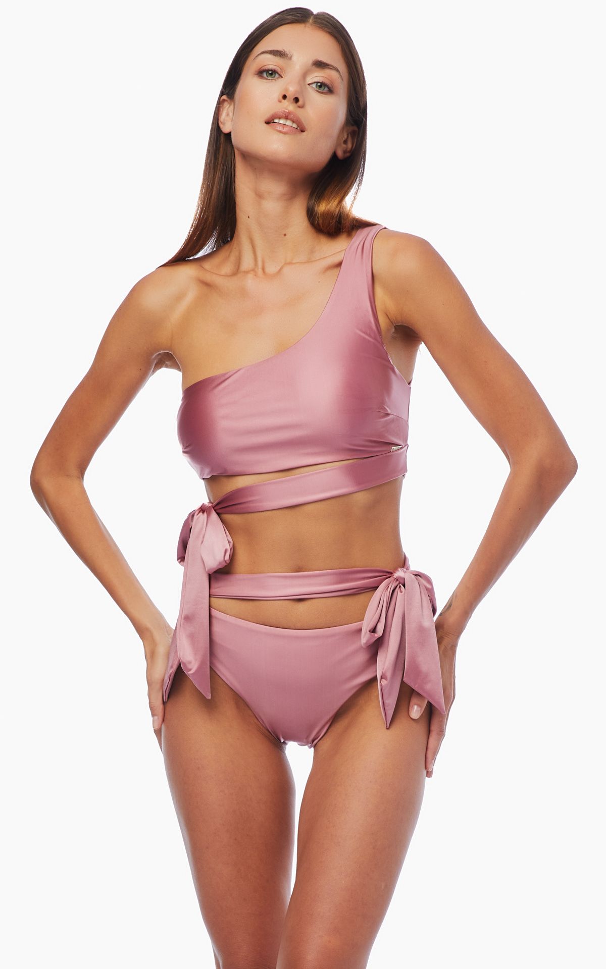 Santa Cruz Bralette με έναν ώμο Bikini Top 9098B