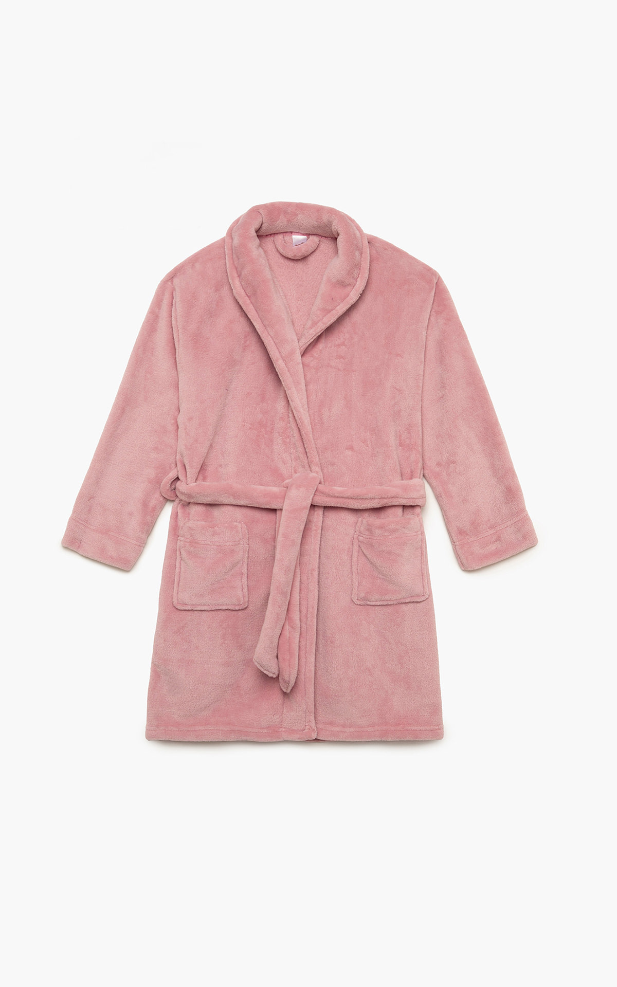 Μονόχρωμη Παιδική Fleece Ρόμπα 62320
