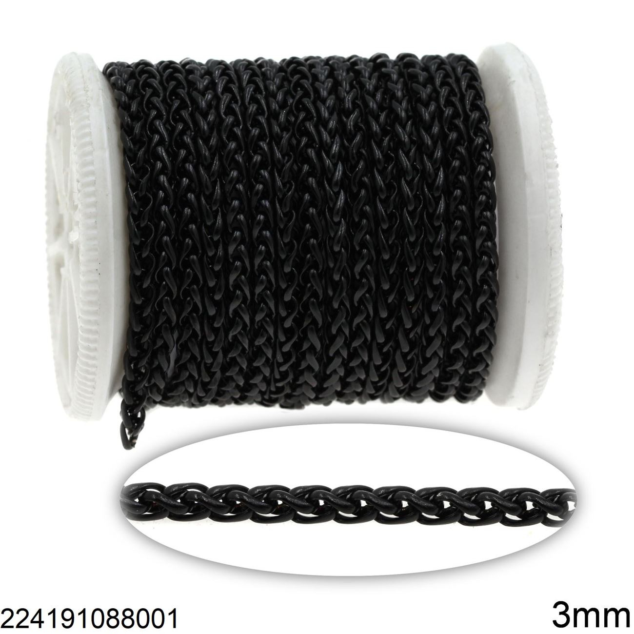 Stainless Steel Spiga Chain 3mm 224191088