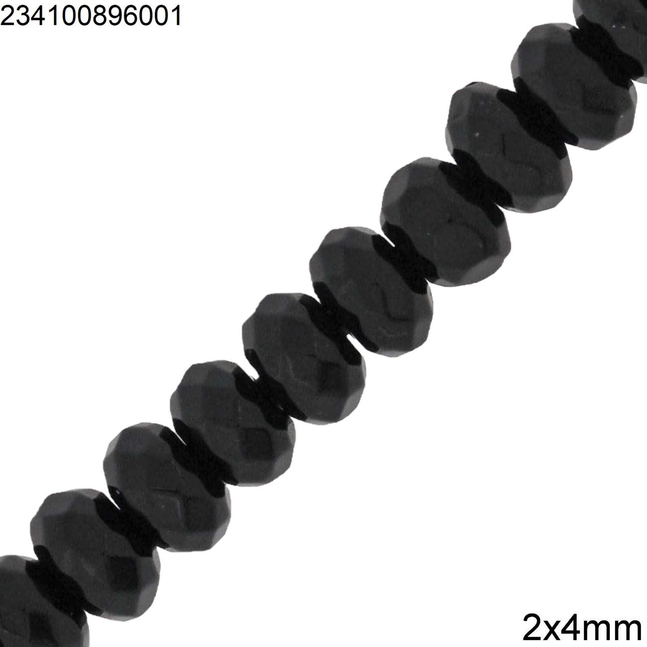 Faceted Beads Rondelle 2x4mm 234100896