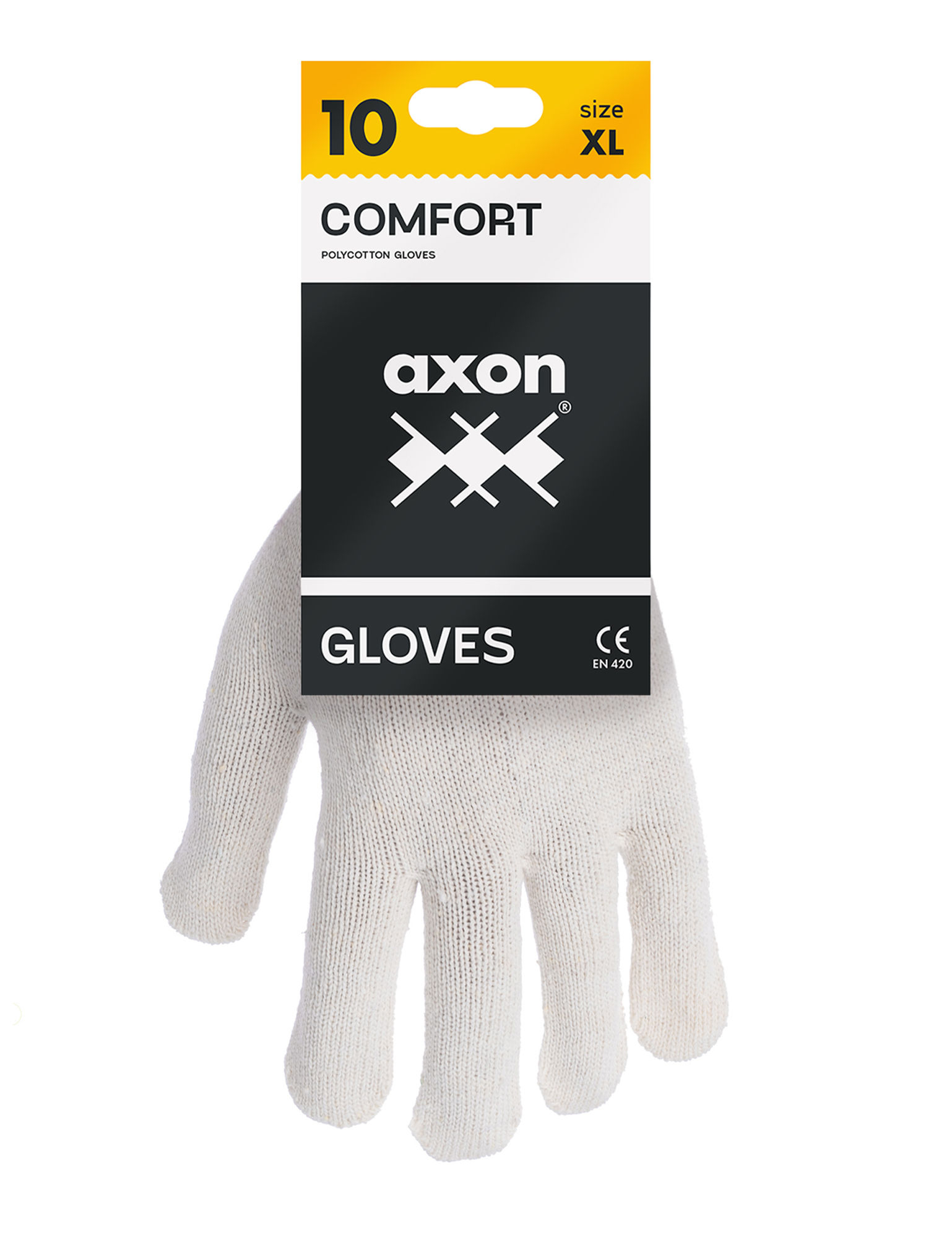 Γάντια βαμβακερά πλεκτά COMFORT 21-20-03 axon
