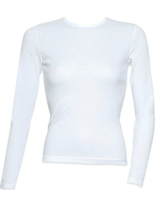 Thermal long sleeve women blouse