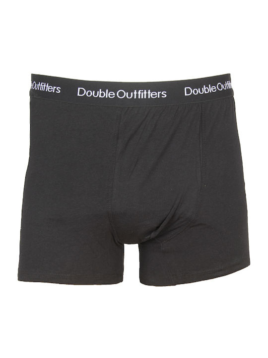 Double Ανδρικά Μποξεράκια Μαύρο / Μπλε 3Pack mb1