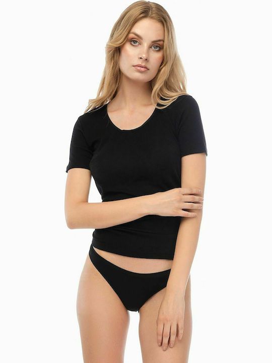 Shortsleeve Women wool fannel 80331 minerva