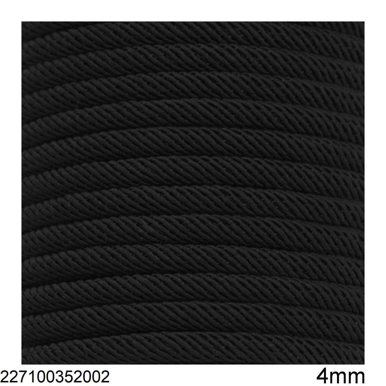 Κορδόνι Συνθετικό Πλεκτό 4mm 227100352