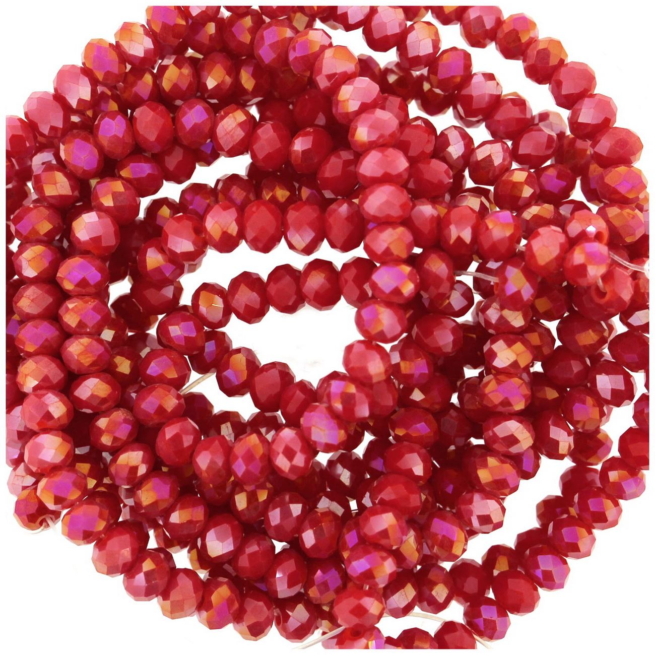 Ροδέλα Κρυστάλλινη Ταγιέ 6x8mm 226107003
